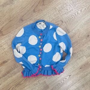 Matilda Jane Blue and White Polka Dot Sweater